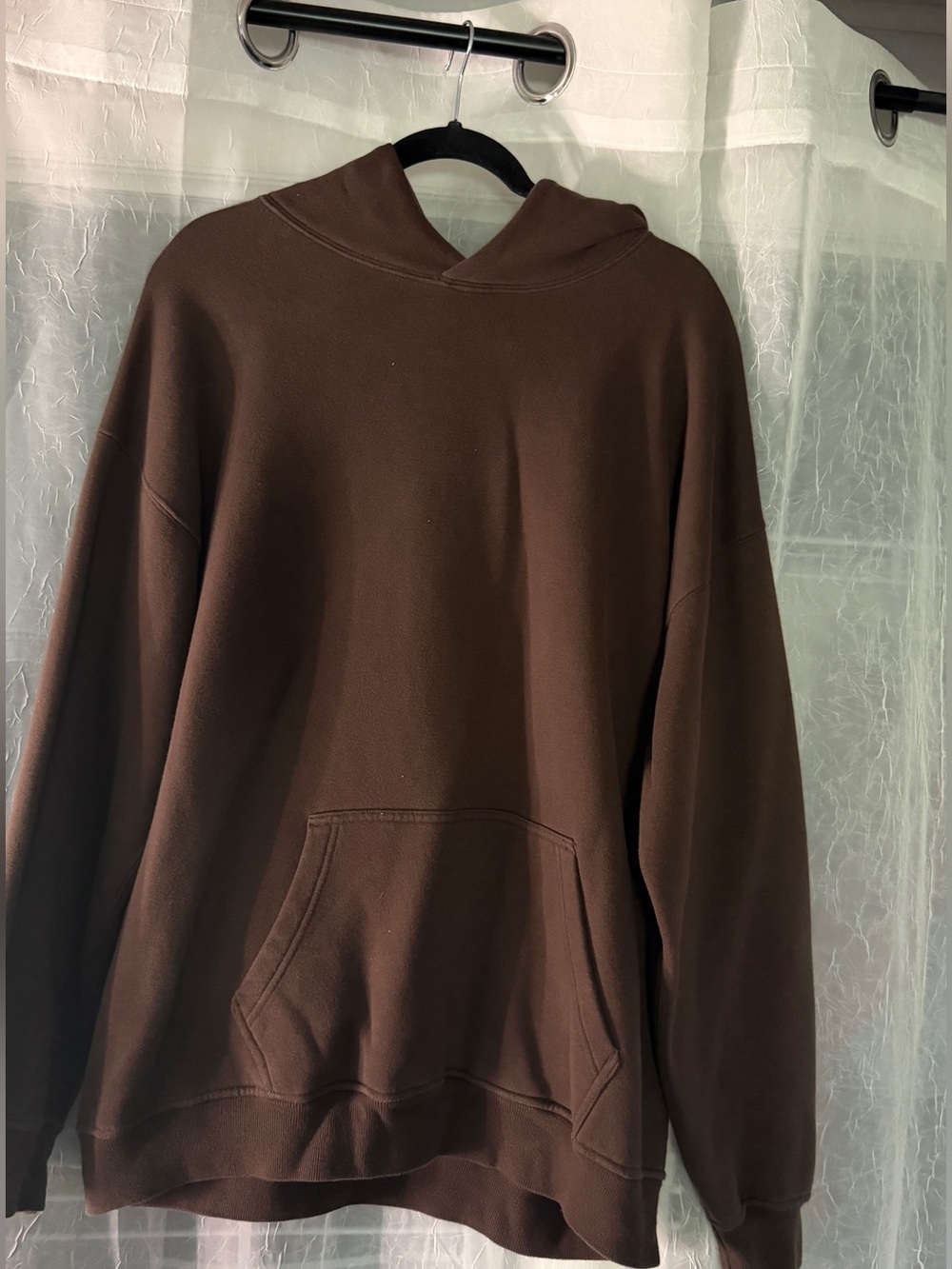 Abercrombie & Fitch Men's Brown Pullover Hoodie Sweater a&f soft essentials tall